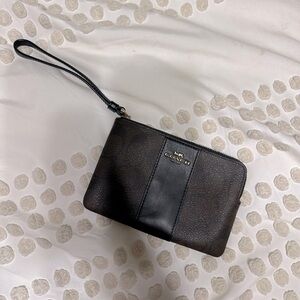 Coach Corner Zip Wristlet Wallet